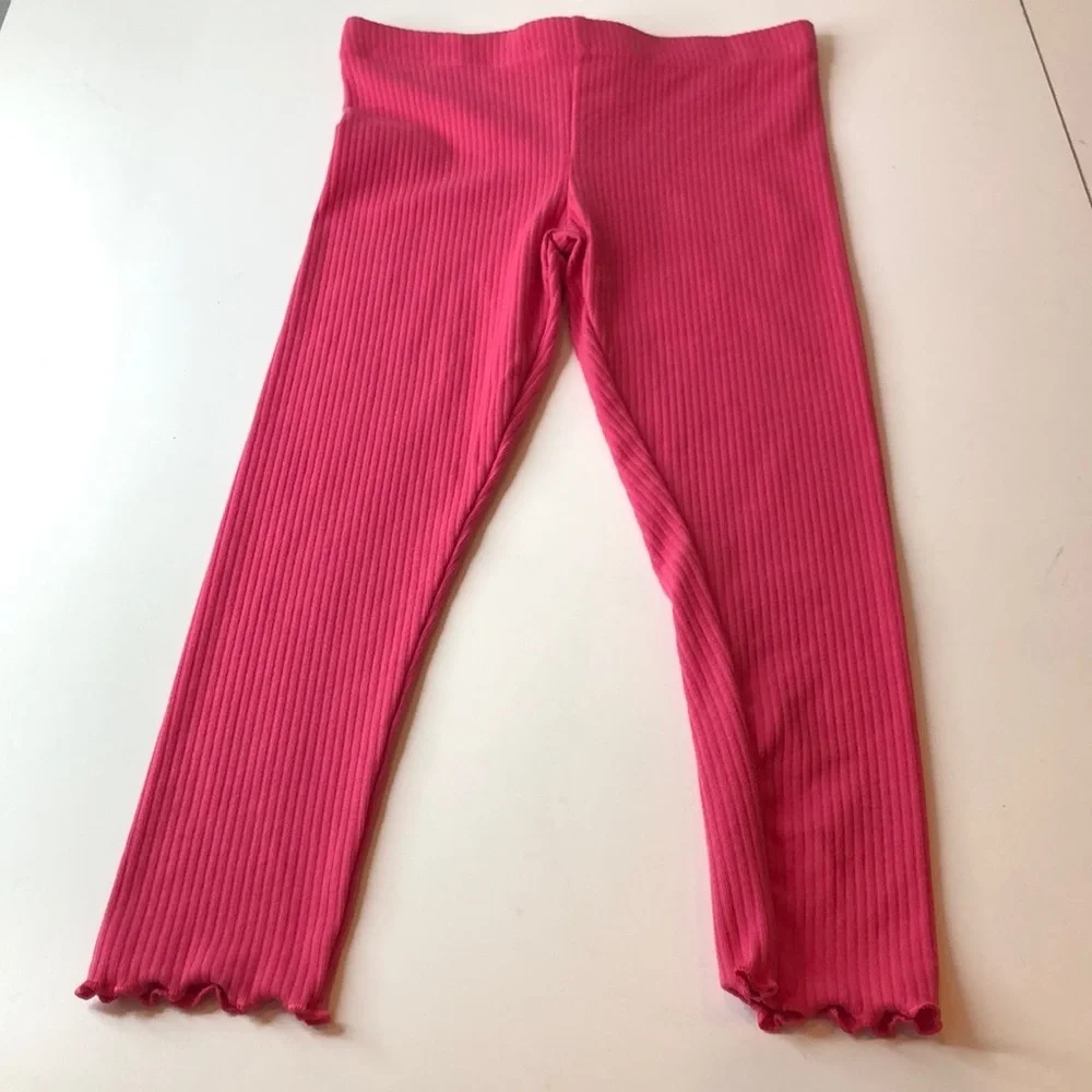 NWT ISAAC MIZRAHI Cute Blue Top Cat Print  W Sequins Tand Pink Leggings Set
